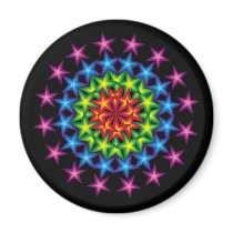 vivid stars circles magnets by VioDeSign vivid stars circles magnets