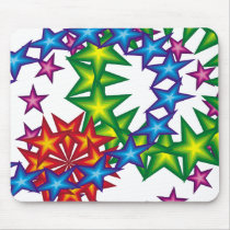 vivid stars circles mousepads
