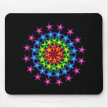 vivid stars circles mousepads