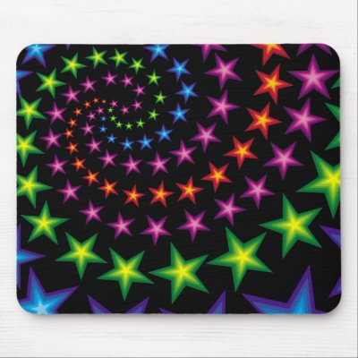 vivid stars composition mouse mat by VioDeSign