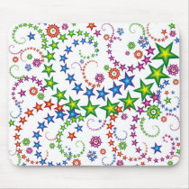 vivid stars composition mousepads