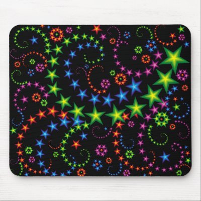 vivid stars composition mouse mats by VioDeSign