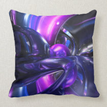 Vivid Waves Abstract Pillow pillows