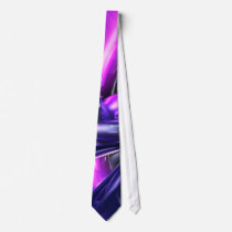 Vivid Waves Abstract Tie