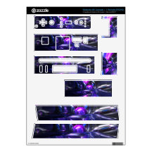Vivid Waves Abstract Wii Decal
