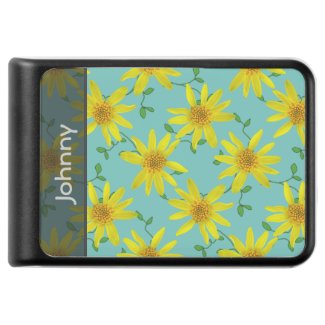 Vivid Yellow Wildflowers on any Color any Text