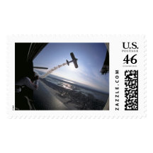 VividViews.com: Biplane, Wildwood NJ Stamp