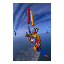 VividViews.com: Tube Dive Over Wildwood, NJ Print by VividViews VividViews.com: Tube Dive Over Wildwood, NJ Print