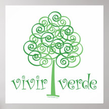 Vivir Verde Posters