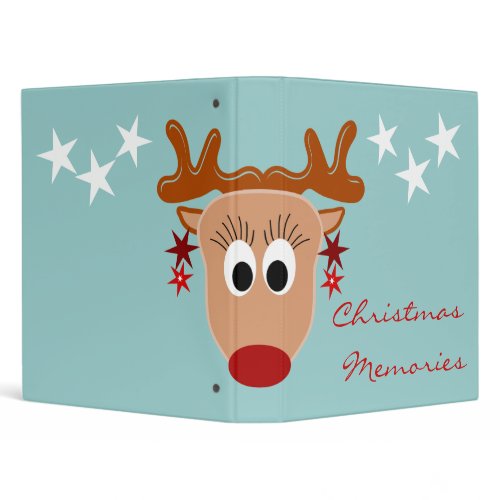 Vixen Reindeer Christmas Binder binder