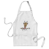 Vixen Reindeer Christmas Tshirts and Gifts aprons