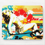 Vixen Subdued - Vintage Retro Mousepads