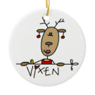 Vixen the Reindeer Christmas Keepsake Ornament