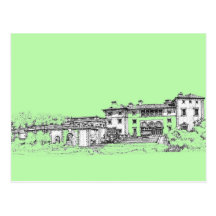 Vizcaya Museum art Postcard