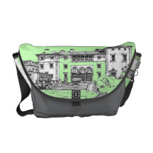 Vizcaya wedding venue messenger bags