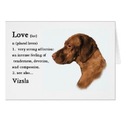 Vizsla Art Gifts card
