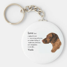Vizsla Art Gifts Keychains