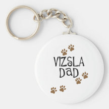 Vizsla Dad Key Chain