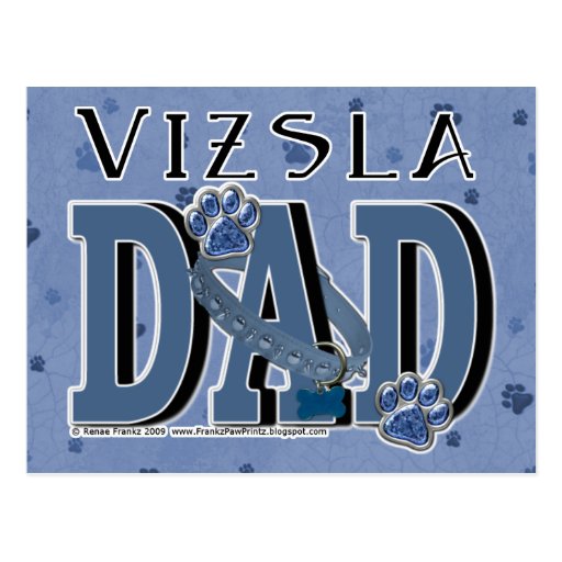 Vizsla DAD Postcards