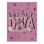 Vizsla DIVA Postcard