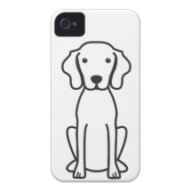 Vizsla Dog Cartoon iPhone 4 Cases