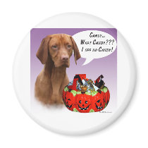 Vizsla Halloween Candy magnets