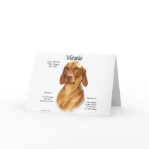 Vizsla History Design Card