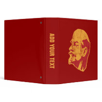 vladimir lenin cccp portrait binders