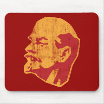 vladimir lenin cccp portrait mousepads