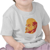 vladimir lenin cccp portrait t-shirts