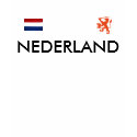 vlag, lionO, NEDERLAND - Customized t-shirts