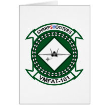 VMFAT-101 Sharp Shooters Greeting Card