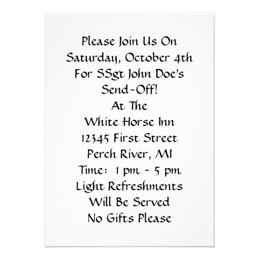Vntg Uncle Sam Military Send Off Party Invitations