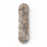 Vocab Sepia Skate Deck