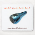 Vocal Strategies Mouse Pad mousepads by vocaldreams Vocal Strategies Mouse Pad mousepads