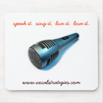 Vocal Strategies Mouse Pad mousepads