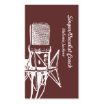 Vocalist Business Card Templates
