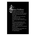 Vocalist Problems List posters