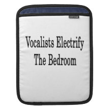 Vocalists Electrify The Bedroom iPad Sleeves