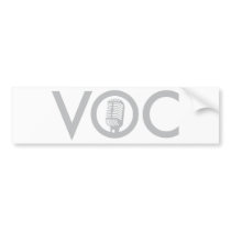 Vocals Bumper Stickers