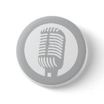 Vocals Pinback Button