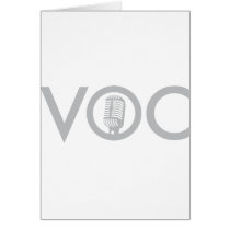 Vocals Card