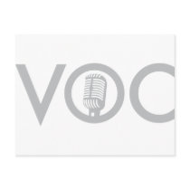 Vocals Postcard