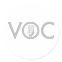Vocals Round Sticker
