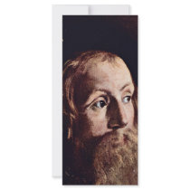 Vocation Of St. Matthew,  By Michelangelo Merisi Rack Card Design