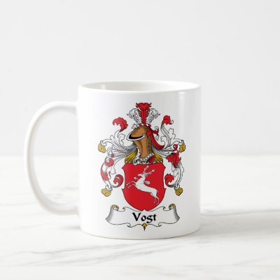 Vogt Family Crest Mugs by coatsofarms