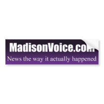 Voice Bumper Sticker bumper stickers