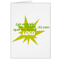 Voices in my mind card