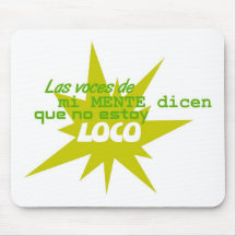 Voices in my mind mousepad