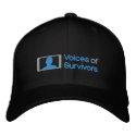 Voices of Survivors Embroidered Cap embroidered hats